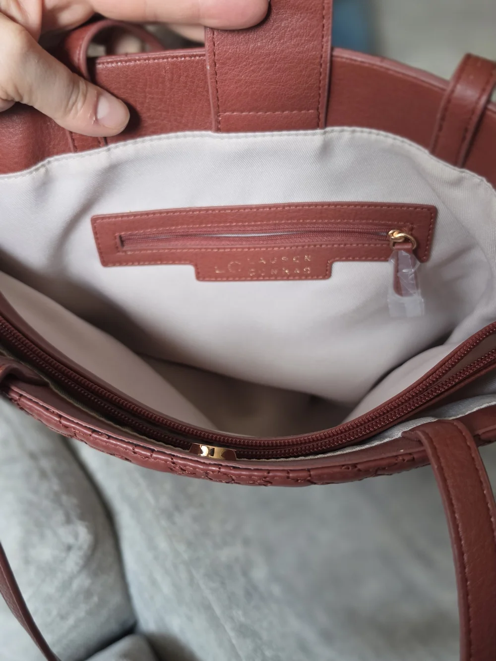 LC Lauren Conrad Floral Detail / Mini Tulip Tote